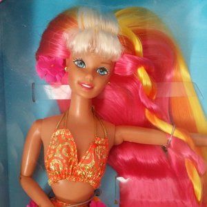 NRFB 1996 Hula Hair Barbie Doll